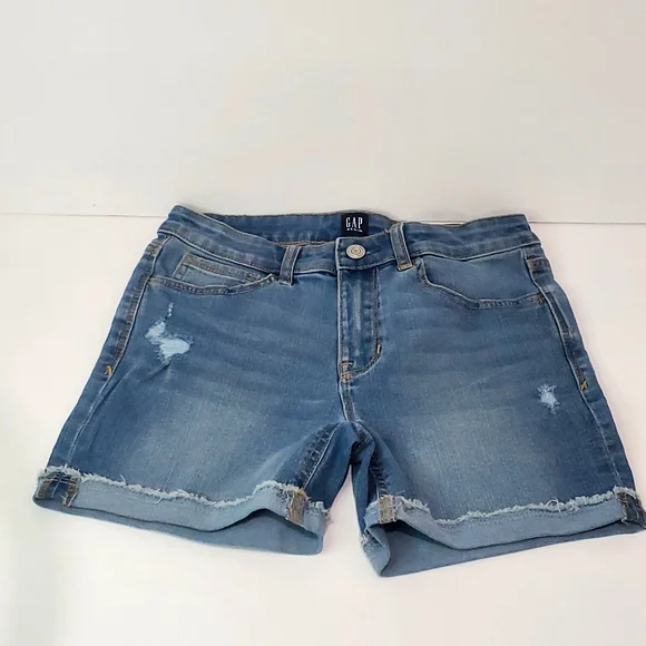 Girls Bundle 2 Dresses, 2 Pairs of Denim Shorts Size 12 - Picture 11 of 16